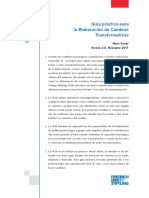 Guia Practica para Elaboracion de Cambios Transformativos