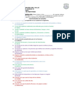 Cuestionario de Examen Ciencias III Unidad 3° Primaria