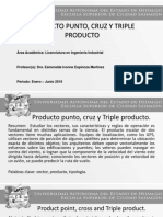 Producto Punto Cruz Triple Producto