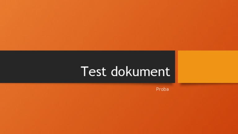 Presentation Test | PDF