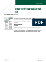 Medical Aspects of Occupational Skin Disease: Guidance Note MS24