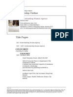 Mayr - Understanding Human Agency PDF
