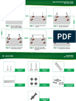 Solar Panel Stand Installation Guide for 3 Panels 330w-350w