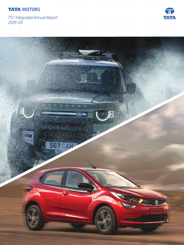 Tata Motors Annual Report 2019 2020 Electric Vehicle Transport