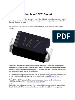 M7 LUGUANG ELECTRONIC - Diode: redresseuse
