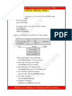 Notes - Structure - Present Continuous Tense PDF