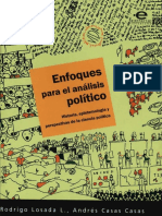Losada y Casas (2008) Lo Político, La Ciencia y La Ciencia Política