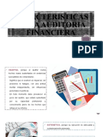 Características de la auditoría financiera: objetiva, sistemática, profesional, específica y normativa