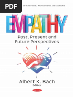 Empathy Past, Present and Future Perspectives