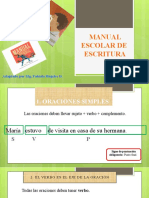 Manual de Escritura. Adaptado Por Mg. RUGELES Fabiola