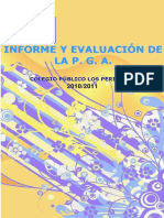 Informe y evaluación PGAP Colegio Público Especiales 2010/2011
