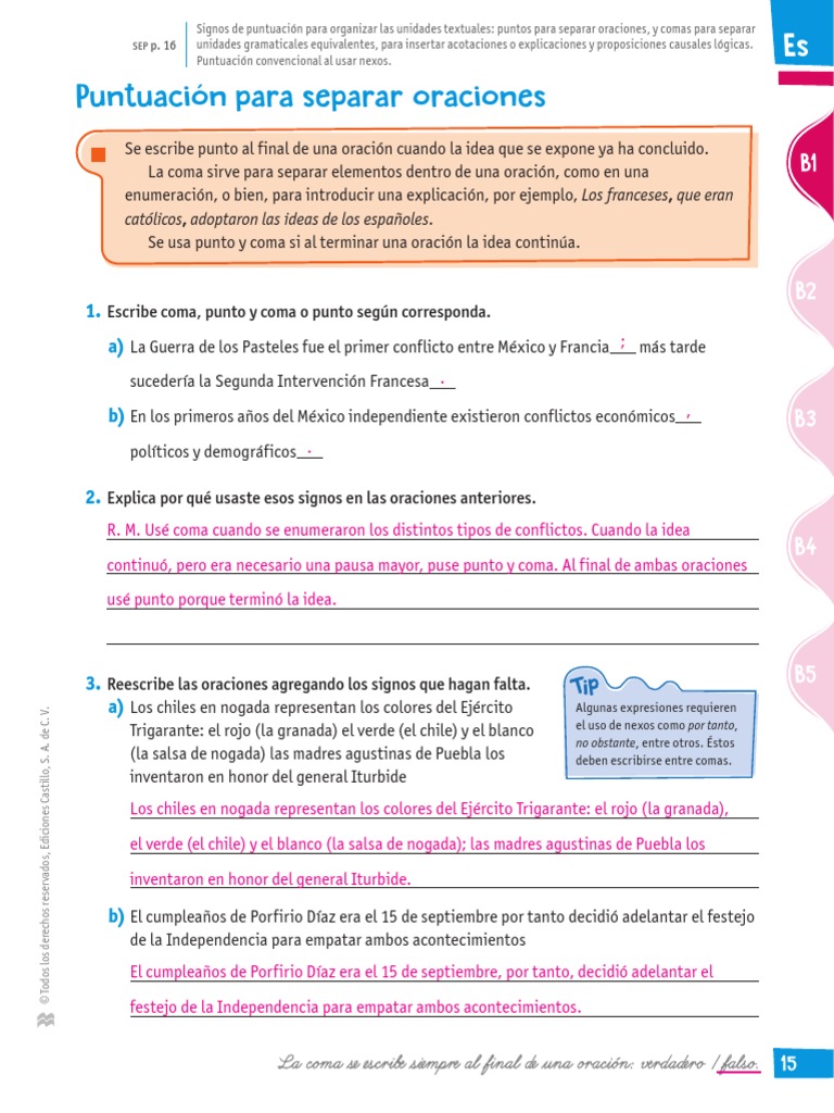 Aplicados 5B1-Esp2 | PDF | Coma | Fábula