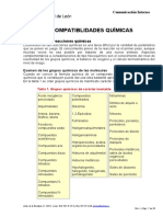 Pquimicos Incompatibilidades