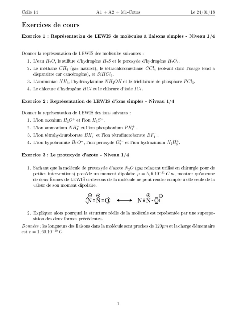 Colle 14 Exercices PDF | PDF | Solvant | Acide