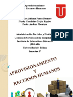 Aprovisionamiento y Recurso Humano