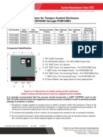 Instructions For Tempco Control Enclosure PCM10080 Through PCM10083