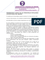 Diagnóstico Clínico de Las Principales Patologías Locomotoras Del Equino