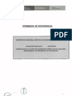 TDR - Supervision de Obra - Sallique PDF