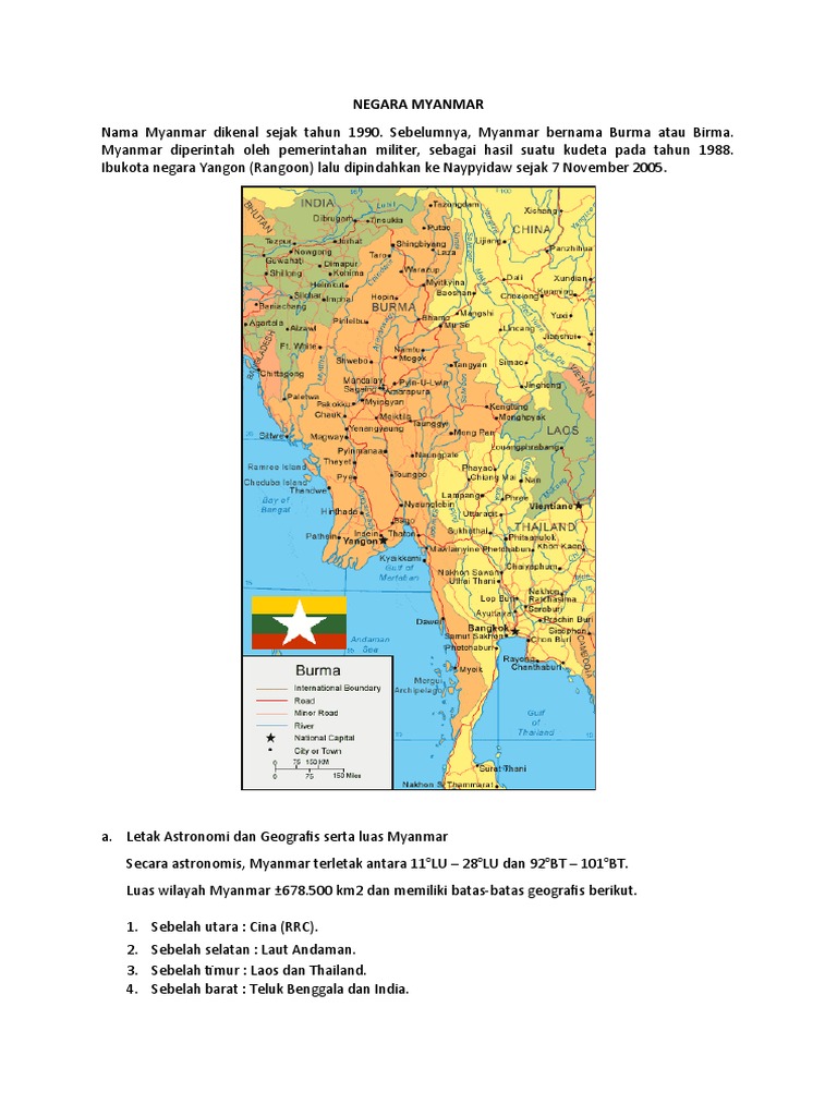 Negara Myanmar O O O O