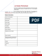 Worksheet Administering An Estate