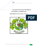 Plan Anual de Servicios de Parques y Jardines Públicos