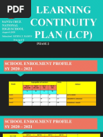 Learning Continuity Plan Sample