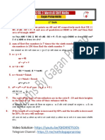 SSC CGL 3 March All Maths Questions by Gagan Pratap Sir