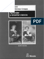 Pozo Y Gomez - Aprender y Enseñar Ciencia PDF