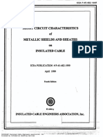Short Circuit Characteristics of Metallic Shields: Sreaths On