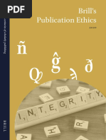 Brill's Publication Ethics