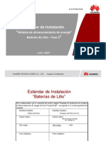 Estndar de Instalacin - Preliminar - Bateras - de - Litio - V8 Fase 3 - Subcontra...