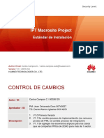 Estandar de Instalacion - IPT Macrosite V1.2