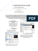 Informe IEEE Instalacion de Ubuntu Server