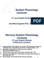 Nervous System Physiology Lectures: 2 Year English Module