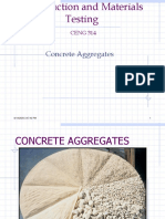 Concrete Aggregates: CENG 314