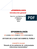 CLASE Nº 1 INTRODUCCION GENERAL A EPIDEMIOLOGÍA (USACH 2014).PPT