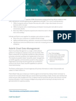 Infinidat Infinibox + Rubrik: Rubrik Cloud Data Management