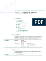 VHDL Language Reference: Appendix B