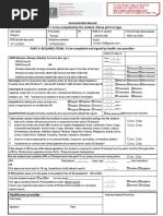 Dengue Death Case Investigation Form (CIF) | PDF | Physical Examination ...