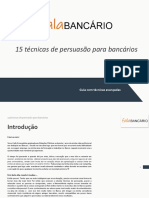 E-book 15 técnicas de persuasão para bancários