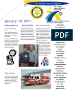 January 19, 2011: The Rotary Club of Payson