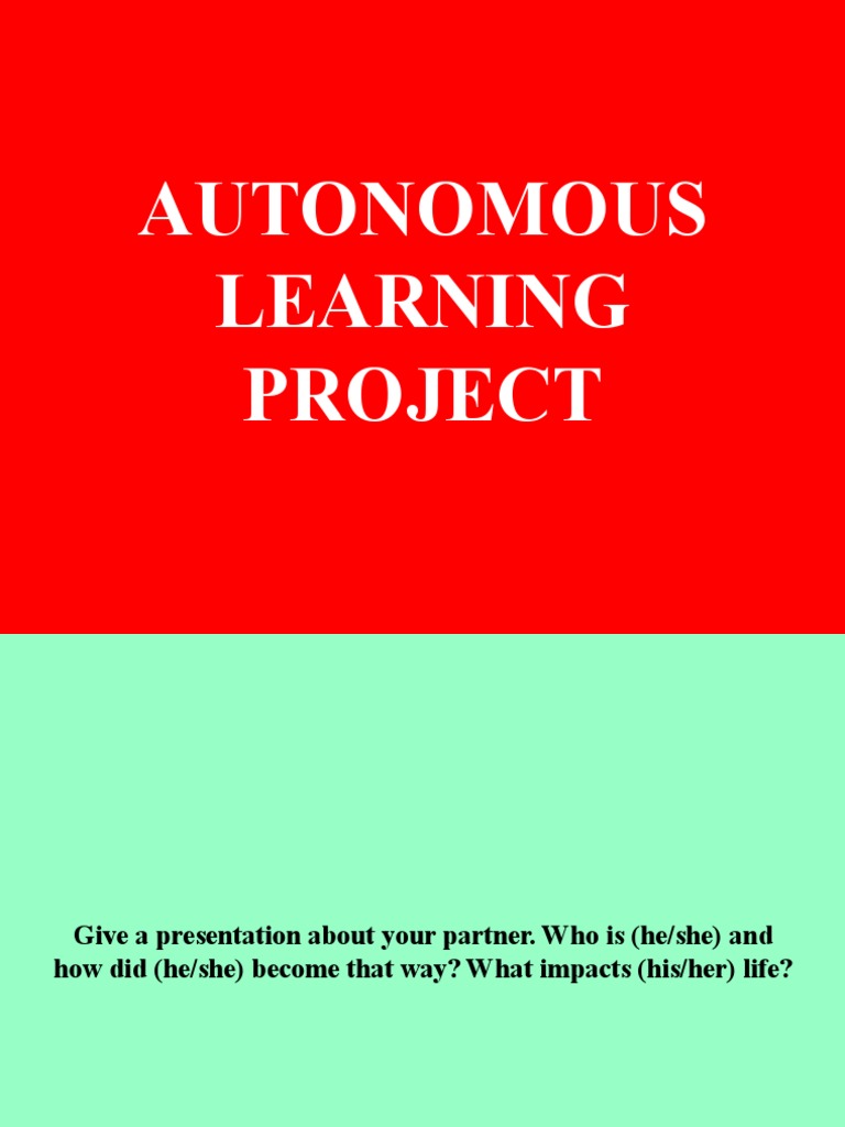 Autonomous Learning Project Bee 1 | PDF | Social Science