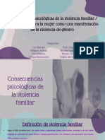GRUPO 01 - Consecuencias de Violencia Familiar y Violencia Contra La Pareja Como Una Manifestación de La Violencia de Género PDF