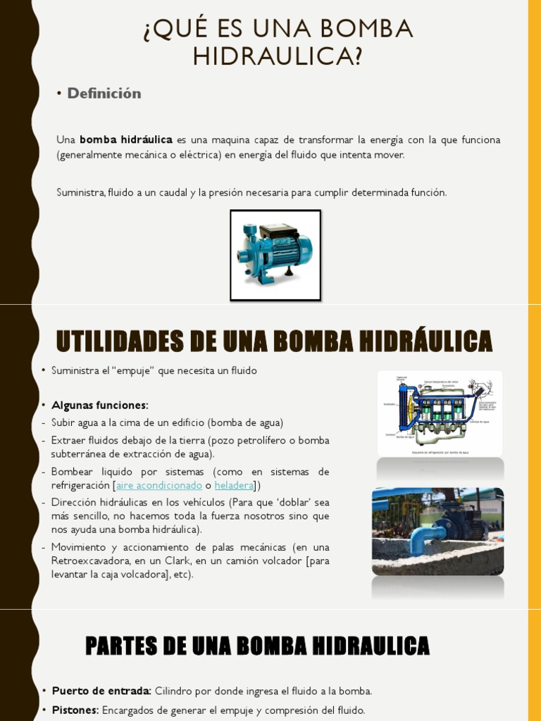 Introduccion y Funcionamiento de Las Bombas