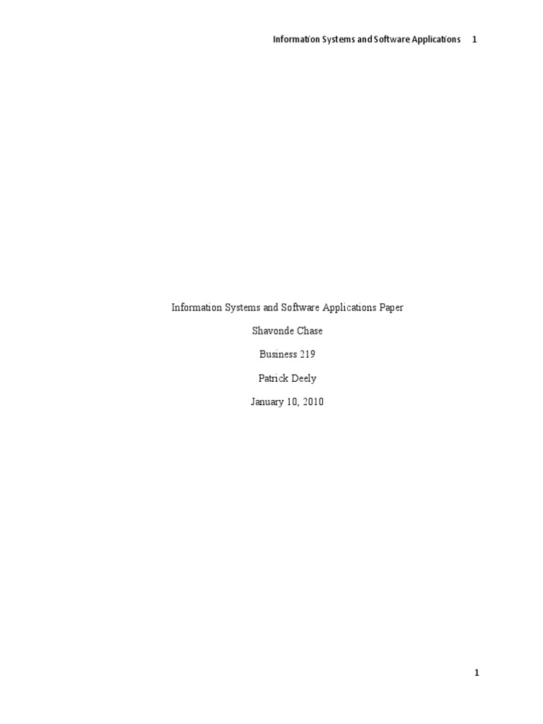 Overview of Information Systems in Business | PDF | Information System ...