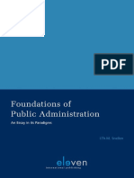 I.Th.M. Snellen Foundations of Public Administration - An Essay in Its Paradigms Eleven International Publishing 2014