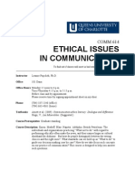 COMM 614 Ethical Issues in Communications