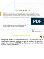 Semana 1 - Diseño de Puentes y Obras de Arte PDF