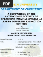 Maubin University: Department of Chemistry