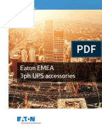 Eaton EMEA 3ph UPS Accessories: Product Catalogue